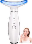 Anti Wrinkles Face Massager for Facial and Neck, Face Sculpting Tool Vibration Massager Device with 3 Color Modes for Skin Care,Firm,Smooth and Tightens Sagging Skin