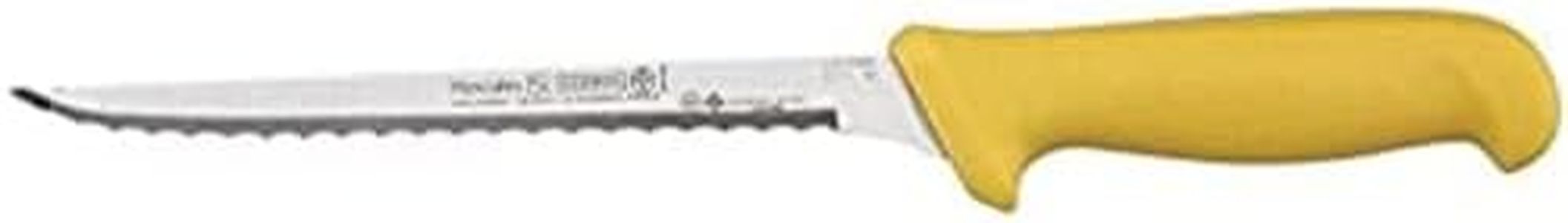 Mundial Y5514-8E Narrow, Stiff, and Micro-Serrated Fish Fillet Knife, Yellow