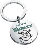 FAADBU Funny Cartoon Movie Keychain Monster Lover Gift You're so Shrexy Keychain for Her, S Keychain