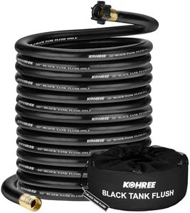 Kohree 50Ft RV Black Water Hose, Camper Sewer Hose for RV Camper