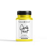 GRANOTONE Chalk Paint for Furniture, Home Decor, Crafts - Eco-Friendly - All-in-One - No Wax Needed 120 ML (CITRON)