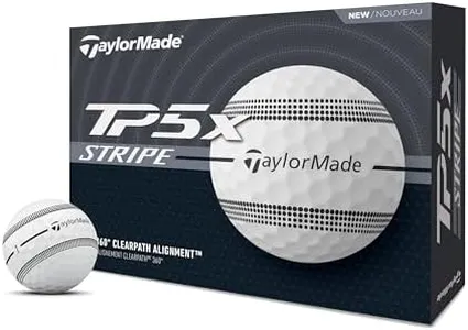 TaylorMade Golf 2024 TP5X Stripe ONE Dozen Golf Balls