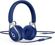 Beats EP Wired On-Ear Headphones - Battery Free for Unlimited Listening, Built in Mic and Controls - Blue