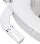 Vantency Ultra-Slim Bidet Attachment for Toilet UK,Non-Electric Cold Water Bidet Toilet with Dual Nozzle,Adjustable Water Pressure,Rear/Feminine Wash