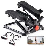 Sunny Health & Fitness Smart Twist Stepper for Exercise at Home, Stair Stepper Workout Machine, Full Body Cardio Equipment, Free SunnyFit App Connection, Large