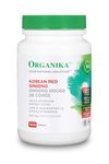 Organika Korean Red Ginseng- 6 Year Old Roots, Energy Support, Stress Support, Warming Effect- 100caps