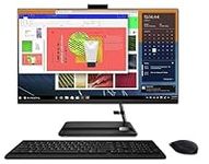 Lenovo IdeaCentre AIO 3 Desktop PC (AMD Ryzen 3, 4GB RAM, 512 GB SSD, Windows 11 Home) - Black