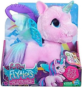 furReal Flyalots Flitter My Alicorn Plush Interactive Pet Toy, Unicorn Toys, Animatronic Pet Toy for Kids Ages 4+, Toys for 4 Year Old Girls