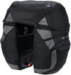 VAUDE Karakorum Pro 68 L pannier bag for bicycles in black, Stylish bike rack bag, 100% Waterproof, Rear bike pannier, Easy Attachment