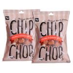 Chip Chops Chicken & Calcium Bone Dog Treat, Easily Digestible, Healthy Dog Treat, Perfect for Snacks, Suitable for All Dog Breeds, (Pack of 2) - Each 70gm