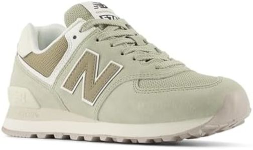 New Balance 574, Sneaker Donna, Olivina, 40 EU