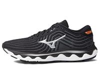 Mizuno Men's Wave Horizon 6 Sneaker, Black/Silver, 9.5 UK