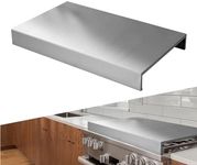 Range Stove Cover Noodle Board,Cutting Board Stainless Steel Burner Top Cover For Gas Stove Electric Stove,Sink Cover RV Stove Top Cover Expanding Extra Space Work Counter (Color : Silver)