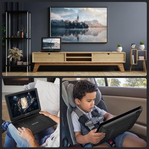 DBPOWER 17.9" Portable DVD Player – Black
