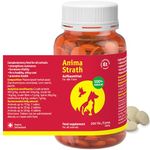 ANIMA-STRATH Natural Food Supplement for Dogs - (200 Tablets) Immune System & Digestive Care with 61 Vital Nutrients, Vitamins, Minerals, Amino Acids & Prebiotic Qualities | BARF Diet Pet Food Topper