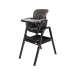 Tutti Bambini Nova Highchair - 7-in-1 Portable High Chair, Baby Chair with Feeding Tray, Washable Seating & Travel Bag, Folding High Chairs for Babies and Toddlers from 6+ Months (Black/Black)