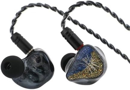 LINSOUL Kiwi Ears Forteza Écouteurs intra-auriculaires 1BA + 2DD Hi-Fi avec câble hybride Driver IEM avec câble IEM amovible pour musiciens et joueurs (noir)
