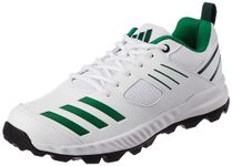 adidas Mens CriHase 23 FTWWHT/Green/DRKGRN Running Shoe - 10 UK (IQ8796)