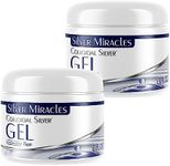 Silver Miracles Colloidal Silver Gel - Nano Silver Gel Wound Care - Healing Ointment for Burns & Irritated Skin - 4 Oz Unscented - Two Pack