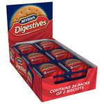 McVitie's Digestives Biscuits To Go, Convenient Snack Packs, 29.4 g (Pack of 24)