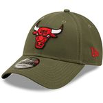 New Era 9Forty Strapback Cap - NBA Chicago Bulls olive - One Size