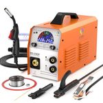 HITBOX Aluminium MIG Welder 250A, 240V Digital Multi-Process 5 in 1 MIG/MAG/Single Pulse/Gas/Gasless/ARC/Lift TIG Inverter Welding Machine with Large Colour Screen (MIG250DP)