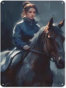 TopPacific 12x8IN Retro Tin Sign Cat Looking for Butterflies in the Forest Aluminum Wall Decor Perfect for Nursery, Kids Room, and Cat Lovers