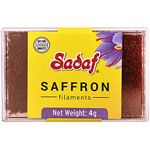 Sadaf Saffron threads for cooking | Fresh Spanish saffron threads | Superior Pure Premium Threads | Perfect for Paella, Risotto, Tea, 100% Natural, No Preservatives, Product of Spain (4 Grams)