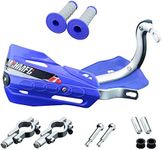 MCHMFG Universal Dirt Bike Handguard - Motorcycle Hand Guard for ATV Quard - Pit Bike Motorcross Racing Kit Blue