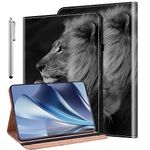 ALILANG Case for Kindle Fire HD 10 & 10 Plus Tablet (13th/11th Generation, 2023/2021 Release) 10.1" with Stylus, Shockproof Folding Stand Cover for Fire HD 10 Case 2023【Two Lion】