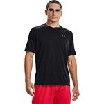 Under Armour Men's Tech 2.0 V-Neck Short-Sleeve T-Shirt, Black (001)/Graphite, Large