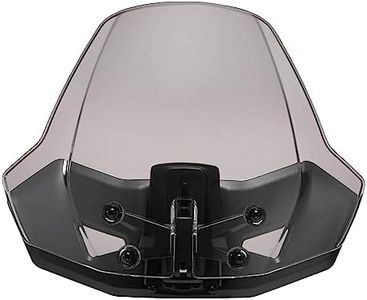 A & UTV PRO Front Windshield Dark Tinted for Can-Am Ryker 600, 900 Sport & Rally Edition All Models ,Adjustable Front Vented Wind Deflector Windscreen Accessories, Replace OEM #219401023, 219400771