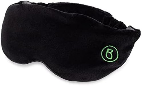 BARMY Weighted Sleep Mask for Women and Men, Weighted Eye Mask for Sleeping, Eye Cover That Blocks Out Light to Help Relaxation and Night Sleep, Comfortable Blackout Sleeping Mask, 0.8lbs, Black