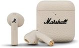 Marshall Minor Iv Wireless in Ear Earbuds with 30+ Hours of Playtime, Water-Resistant, Wireless Charging- Cream