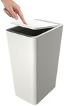 Bathroom Small Trash Can with Lid,10L Slim Garbage Bin Wastebasket with Pop-Up Lid.Trash Bin for Living Room,Bedroom, Office, Kitchen, Fits Under Desk/Cabinet/Sink