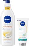 Nivea Skin Firming Variety Pack - Includes Skin Firming Lotion 16.9 Ounce Lotion + 6.7 Ounce Gel Cream
