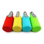 4 Pack - Insulated Neoprene Bottle Zip-up Sleeve Covers Drink Coolies Coolers for Beer Alcopops - by Lifeswonderful