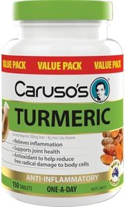 Caruso's Natural Health One a Day Turmeric 150 Tablets