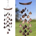 VP Home 30" H Shimmering Mandala Wind Chimes for Outside Unique Mandala Shimmering Windchimes Outdoor Decoration Garden Decoration Mandala Wind Chime Gift for Women, Mom, Grandma, Unisex