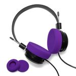 Voarmaks Ear Pad Foam Cushions Compatible with Sennheiser HD414 Grado SR60 SR60i SR80 SR80i SR80e SR125 SR225 SR325 SR SRI RS Series PS1000 GS1000 Headphones (Purple)