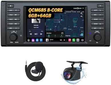 Eonon E39X7S Wireless CarPlay Android Auto Car Stereo Compatible with BMW 5 Series 1995-2002 (E39), 7 Inch Touchscreen Car Radio with Bluetooth, AM/FM, SWC, GPS Navigation, WiFi, 6+64G