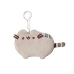 Aurora, 61534, Classic Pusheen Keyring, Soft Toy, Grey