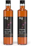 Solspring Biodynamic Red Wine Vinegar, 16.9 Fl. Oz. (500 mL), Unpasteurized, Crafted In Greece, Certified USDA Organic, Regenerative, Vegan, Gluten Free, Soy Free, Dr. Mercola