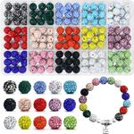 Dowarm 150PCS 10MM Rhinestone Beads