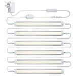 LAMPAOUS 24W Under Kitchen Cabinet LED Lamps, Dimmable Under Cupboard Lighting Mains Under Counter Lights, Neutral White 4000K Lamp Stick-on Night Lighting for Closet Kitchen Wardrobe Closet 6Pack