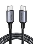 UGREEN USB C to USB C Charger Cable 60W USB C Cable Fast Charge Type C to C Data Lead Compatible with iPhone 16/15 Pro Max, Galaxy S24 Ultra, Pixel 8, MacBook Pro M3, iPad Pro 2024/Air 5 (2M)