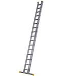 Werner Aluminium Double Section Extension Ladder Box Section 4.7m, 57711520