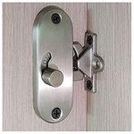 Sliding Door Lock 90 Degree Moving Door Right Angle Buckle Privacy Lock, Sliding barn Door Lock and Latch Bolt Lock cam Lock