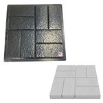 AUTUMN Paver Brick Maker for Concrete, DIY Stepping Stone Pavers, Concrete Mold for Path, Cement Mold, Paver Brick Mold, Garden Decor Mold, Pavers for Garden Walkway, Concrete Walkway Molds