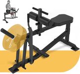 Calf Raise Machine Home Gym: Calf Machine Seated Calf Raise Machine Adjustable Calf Workout Machine Leg Raise Machines Exercise Equipment Plate Loaded Black